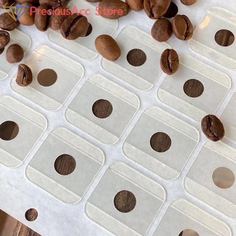 .Hot Sale-40Pcs Single Way Degassing Valves Adhesive Patch Type CO2 Releasing Valves Exhaust Ventilation Vent For Coffee Bag