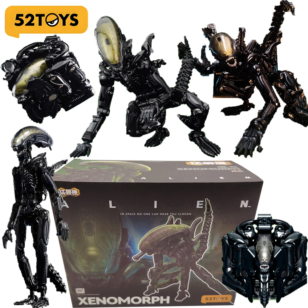

New 52 TOYS Original Xenomorph IB-13 Action Figures Adorable Surprise Collect Movable Model Decoration Toys Kids Hobbies Gifts