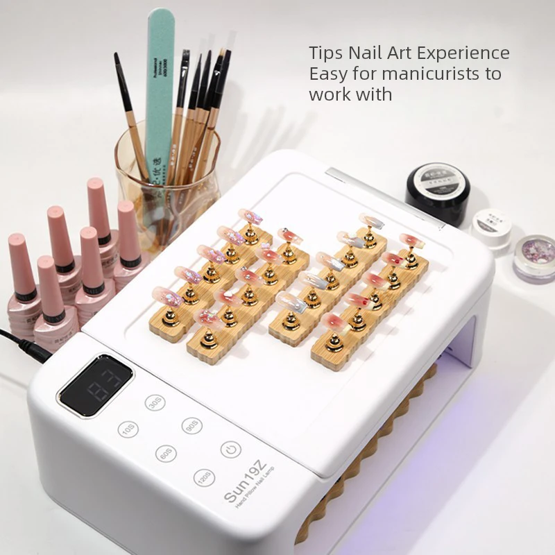 Uv Led Nagellampgel Nagellampje Voor Uv Gel Nagellak 63led Uv Droger Met 5 Timers Professionele Voor Nail Art Home Salon