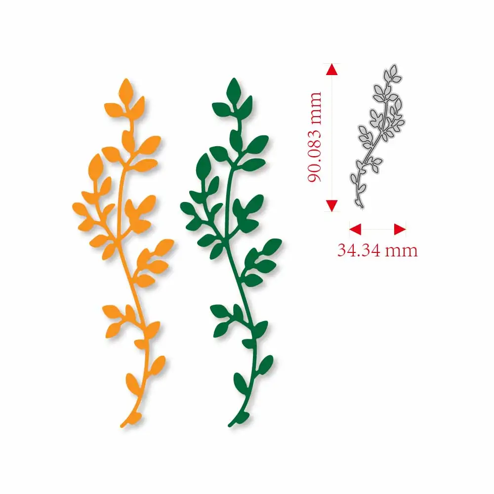 

Metal Cutting Dies Branch Decoration Scrapbook Paper Craft Knife Mould Blade Punch Knife Stencils Die Cutter