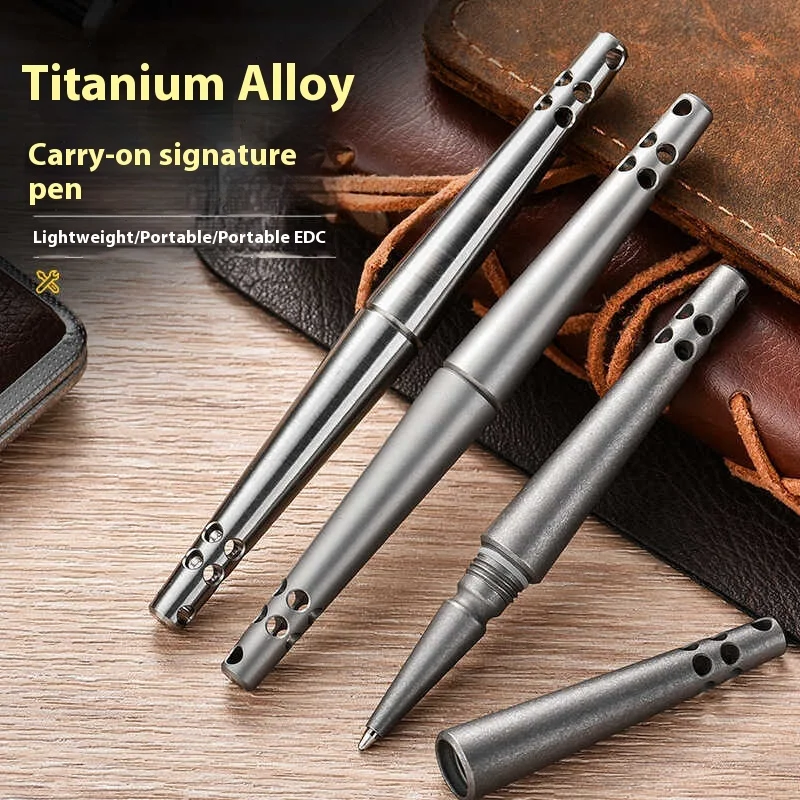 

Тактическая ручка из титанового сплава ZSB012, многофункциональная ручка для самообороны, выживания, уличные инструменты, ручка EDC для кемпинга, пешего туризма, спорта