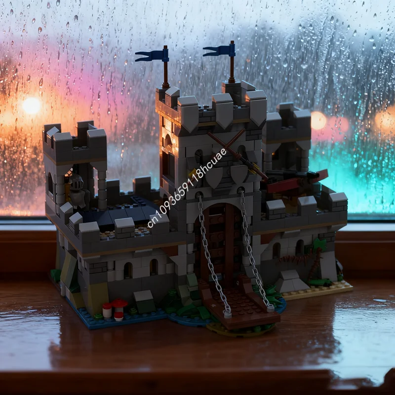 

910 шт. MOC Сокол Король S Замок Альтернативная сборка Модель Игрушка Строительство Рождественский подарок Блоки Сборка DIY Идея Образование День рождения