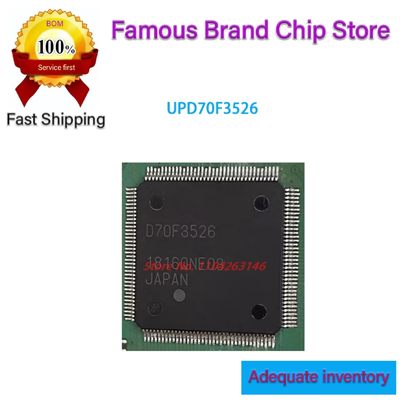 New D70F3526 UPD70F3526 TQFP-144 Embedded microcontroller chip 2-10pcs