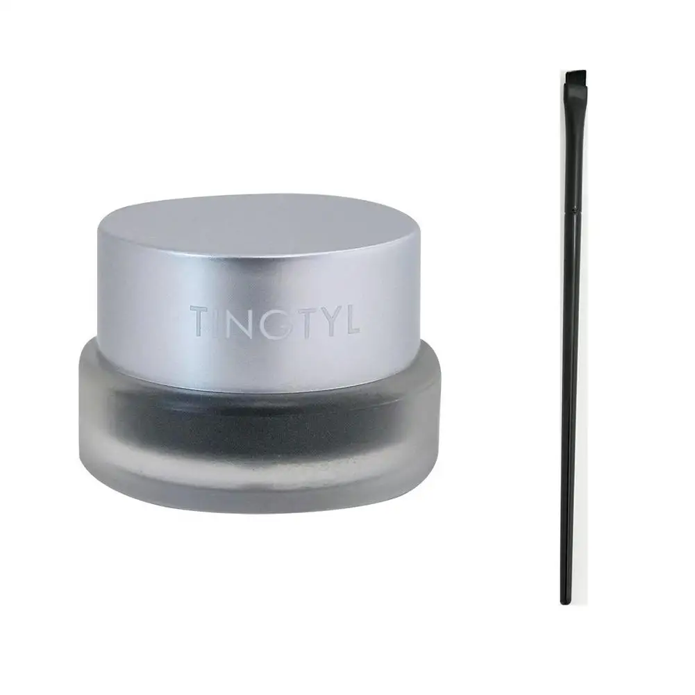 Crema per eyeliner nera Cosmetici di bellezza impermeabili Eyeliner gel a lunga durata Ombretto Strumenti per trucco con set di pennelli Eye Liner