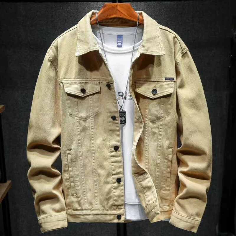 

Retro Japanese i Workwear Jaet Men Trendy Brand Haome Loose Casual Cotton Spring Autumn Sle Youth Faion