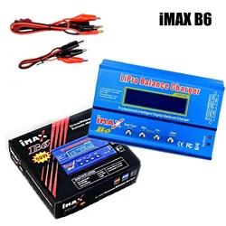 Ładowarka akumulatorów litowo-jonowych IMAX B6 Lipo NiMh NiCD Power Bank Cyfrowy wyświetlacz LCD do części samochodowych Rc