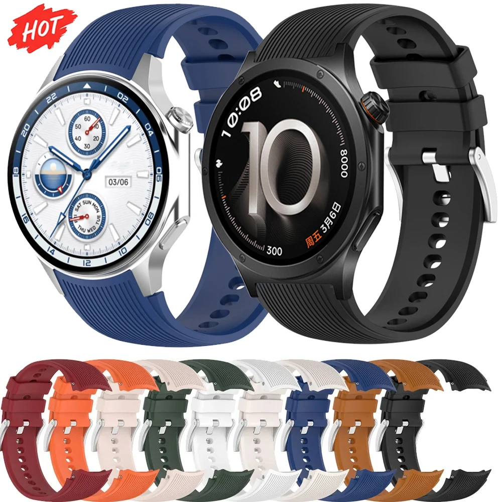 Offizielles Silikonarmband für OPPO Watch S-X3-X2-X Sports No Gap Armband Armbandgürtel für OnePlus Watch 4-Lite/3/2 Zubehör