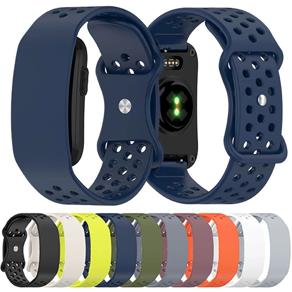 Sport-Armband aus Silikon für Garmin CIRQA Smart Band, wasserdicht, atmungsaktiv, Ersatz für Garmin CIRQA Uhrenzubehör