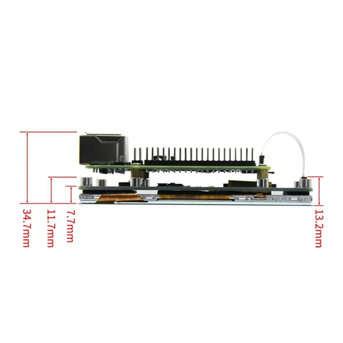 [VALUE PACK]For 5 4.3 Inch DSI IPS Touch Screen Capacitive Display 800x480 LCD Monitor with Holder for RPi 5 4B 3B+ 3B