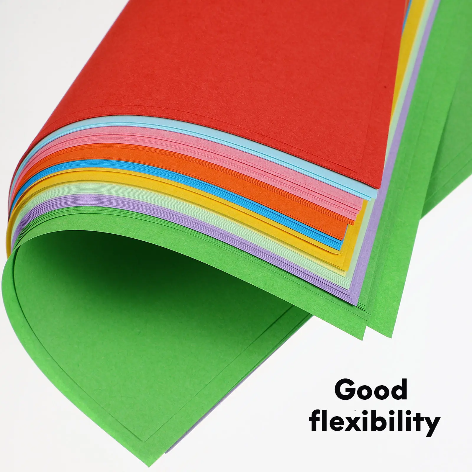 100Sheets Colorful Square Origami Papers Assorted Pastel Colors Premium Thick Smooth Virgin Wood Pulp for Adults DIY
