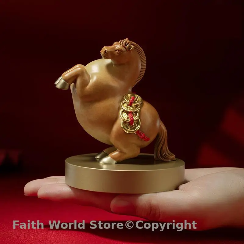 Cadeau de mascotte de bonne chance, décor de bureau chanceux, succès de carrière, cheval, patron, entreprise mise en œuvre, apporte la richesse, meilleur cadeau, 50% de réduction, haut