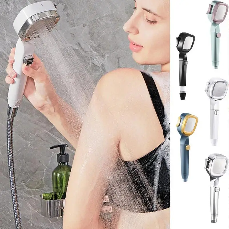 4 Modes Shower Heads High Pressure Portable Filter Rainfall Faucet Tap Bathroom Bath Home Innovative Accessories Handheld