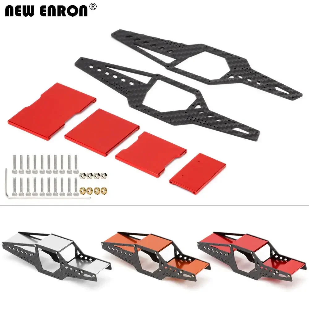 

Углеродное волокно, рок-багги, клетка, корпус, шасси для 1/24 RC Crawler SCX24, радиоуправляемые автомобильные детали, автомобильные аксессуары