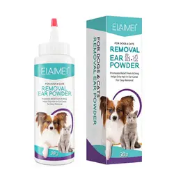 Pet Ear Powder Painless Hair Removal Powder Pet Health Care For Dogs Cats Pet Ear Health Care Cleaning Supplies 30g