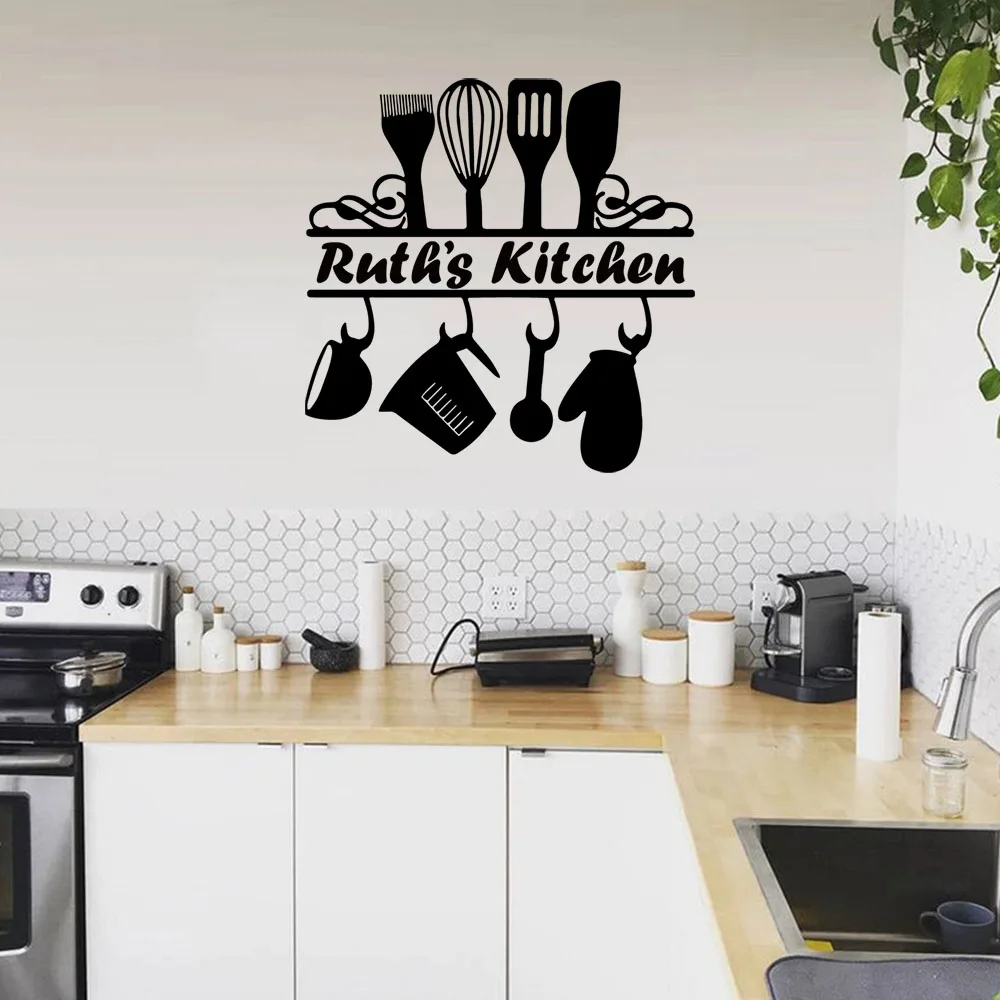 1PC NEW Kitchenware Customizable Text Decorative Sticker Waterproof Home Decor For Bedroom Decor Home Party Decor Wallpaper
