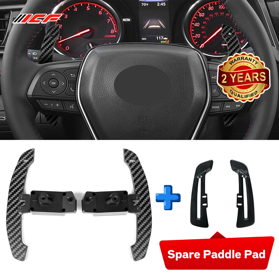 ICF LED Magnetic Carbon Fiber Paddle Shifters For Lexus UX200 ES300 ES350 NX350 RX LC500 GR New Multi Color