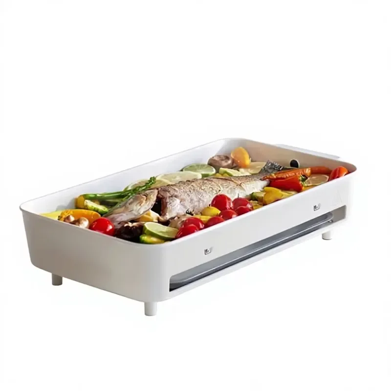 Electric Grill Smokeless Multi Functional Household Three In One Grill
