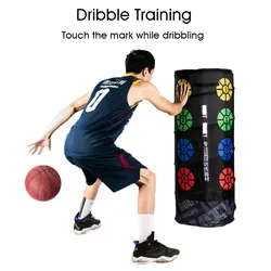 Basketball Crossover Training Folding Tube Inflatable Human Wall Basketball Confrontation Coordination Training Obstacles