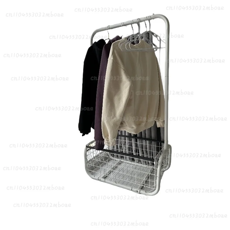 

hang clothes, storage, bay window, drying rack, short Put clothes, coat rack, store, clean clothes