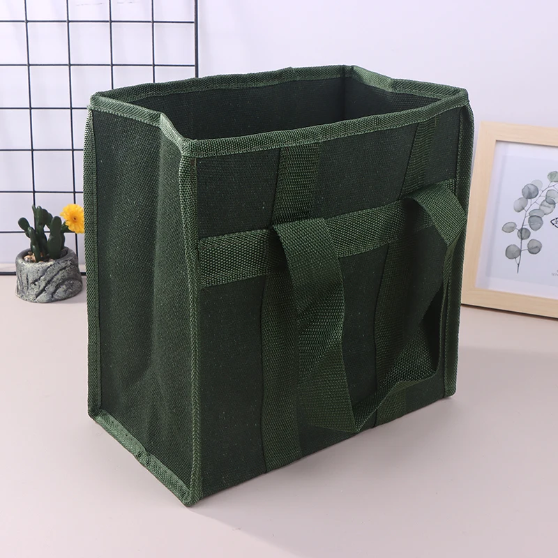 

Simple Canvas Tool Bag Pouch High Strength Tool Storage Organizer For Electrician Waterproof Tools Garden Moving Home Storage