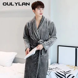 Soft Fluffy Bathrobe Adjustable Belt Bathrobe Cozy Unisex Winter Bathrobe with Lace Up Design Thick Warm Fabric Water Absorbent