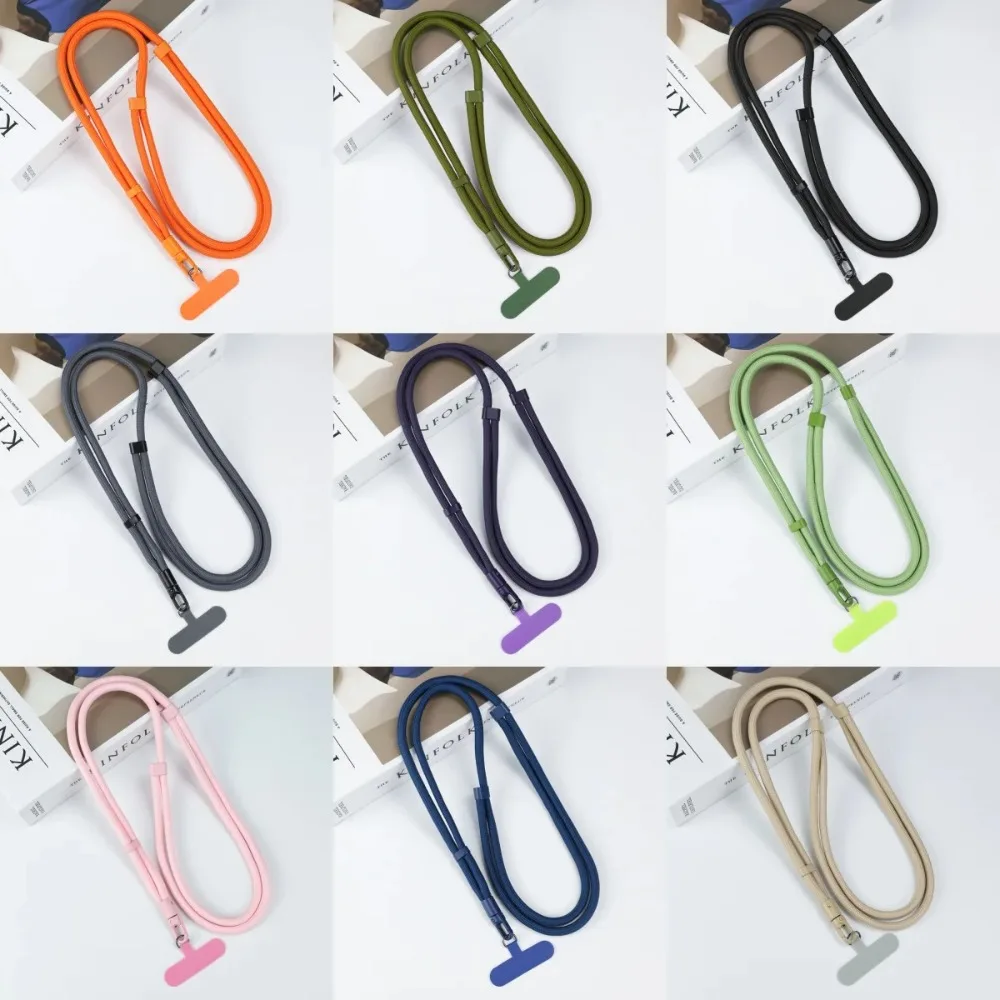 

Universal Adjustable Phone For iPhone 17 Pro Max Anti-lost Lanyard With Gasket Strap Detachable Neck Cord Safety Tether Keychain
