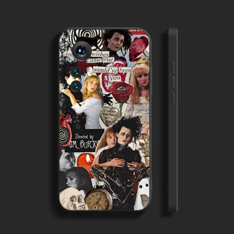 Capa para telefone Edward Scissorhands, tampa traseira macia para Xiaomi Redmi Note 11, 10, 9C Pro, 10X, K20, Note 9A, K40, K30S