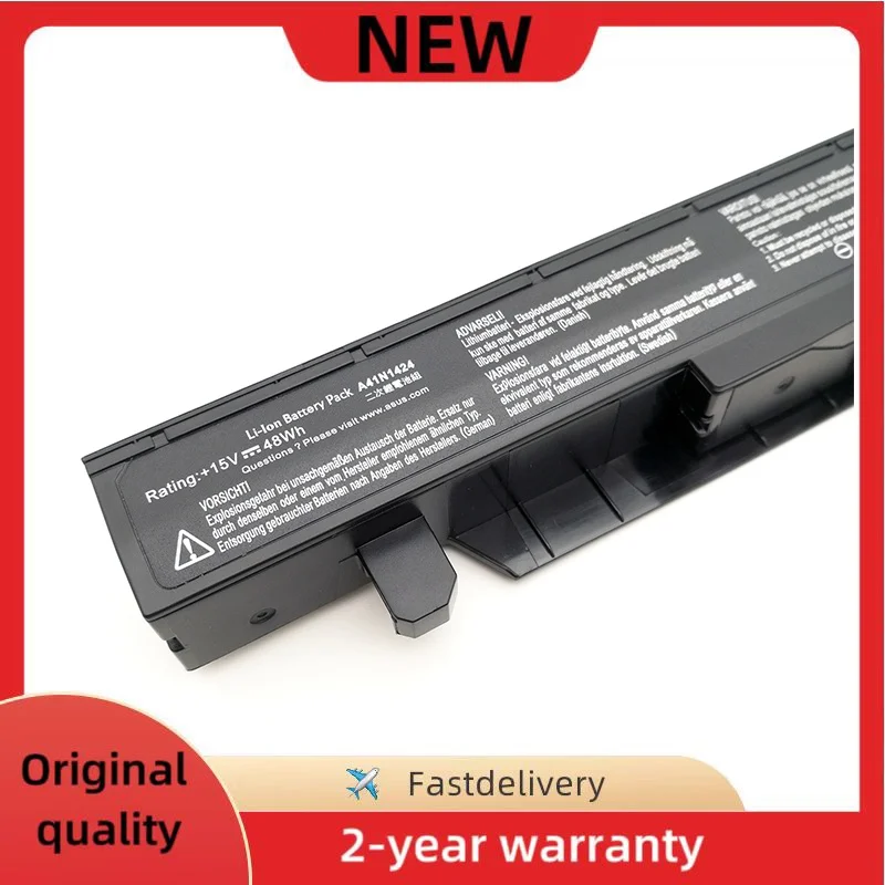 NEW 15V 48Wh A41N1424 Laptop Battery For ASUS ROG GL552 L552VW GL552V ZX50 ZX50J ZX50V FX-PRO FX-PLUS FZ50 Series 0B110-00350000