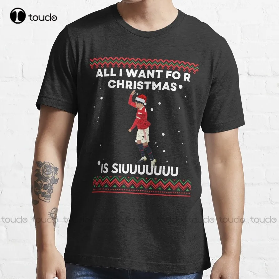 All I Want For Christmas Is Siuuu- Funny Christmas Siuu All I Want For Christmas Is Siuuu Chris Trend T-Shirt Xs-5Xl Custom Gift