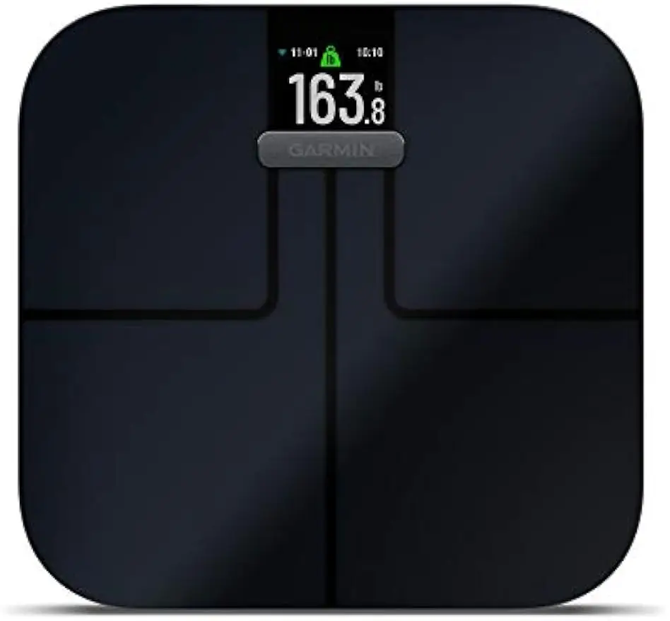 

Smart Scale with Wi-Fi, Measures Body Fat, Muscle, Bone Mass, Water%, Weight Trend, Black