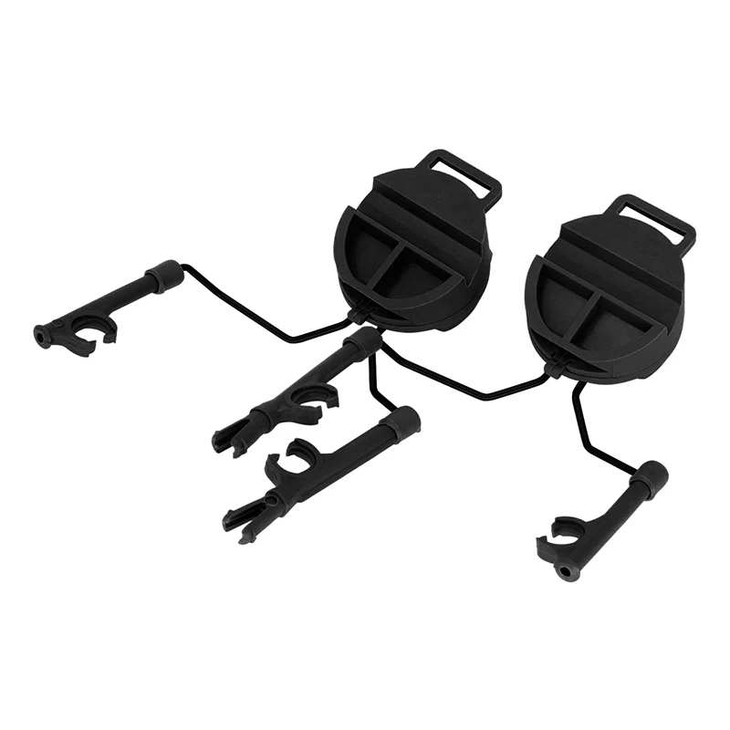 Tactical Headphones Electronic Horn Earmuffs Bracket Tactical Helmet Rail Adapter Head Mounted Suspension Suitable for 19-21mm