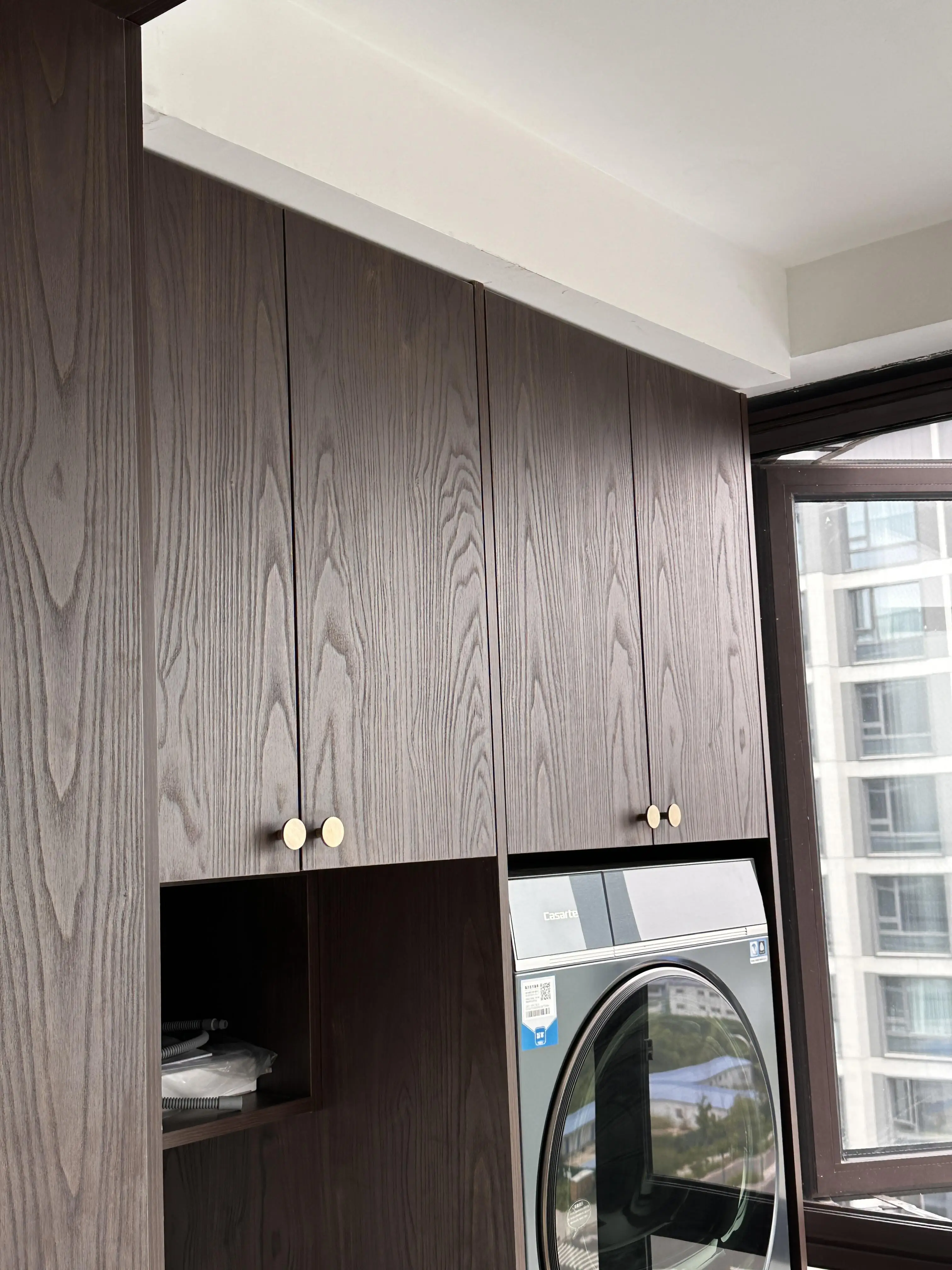 Modern Design Waterproof Customized Laundry Room Sink Cabinets For Washing Machine