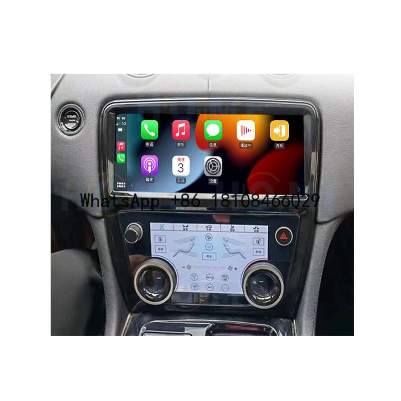 

Snapdragon 8+128G NEW Android 13 10.25 Inch Touch Screen for Jaguar XJ 2010-2019 GPS Navigation Multimedia Radio Player Carplay