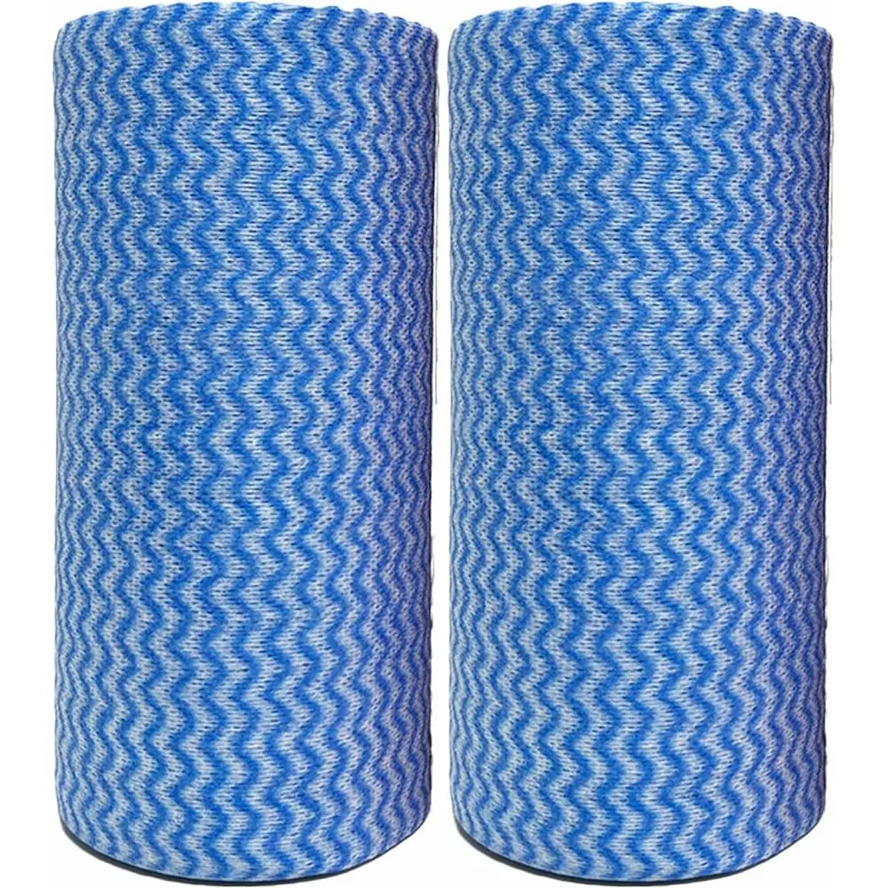 

Прочные синие рулонные салфетки для уборки, 200 листов, многоцелевые, одноразовые