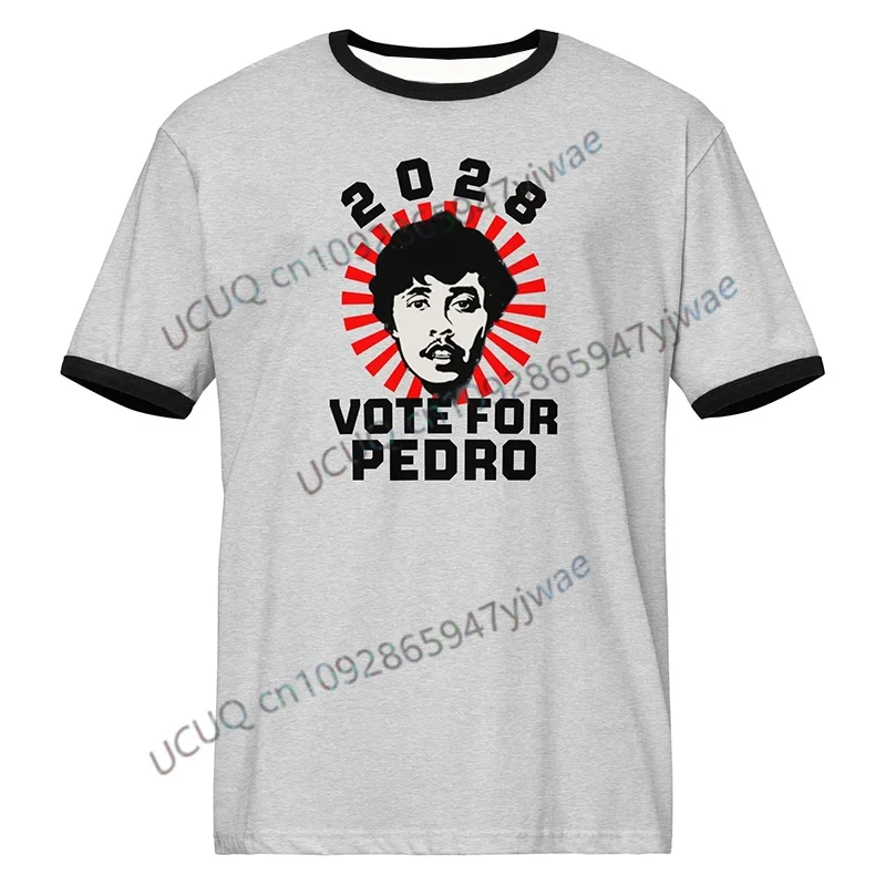 Napoleon Dynamite Vote For Pedro Unisex TShirt Casual Simple Short Sleeved Fashionable Streetwear Summer Women Men's T-Shirt - view 5