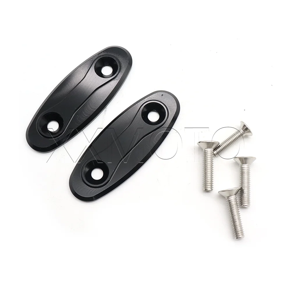 For SUZUKI GSXR 600 750 1000 2015-2016 GSX-R Motorcycle Windscreen Mirror Cover Rear Mirror Hole Cover Rearview Eliminators Cap