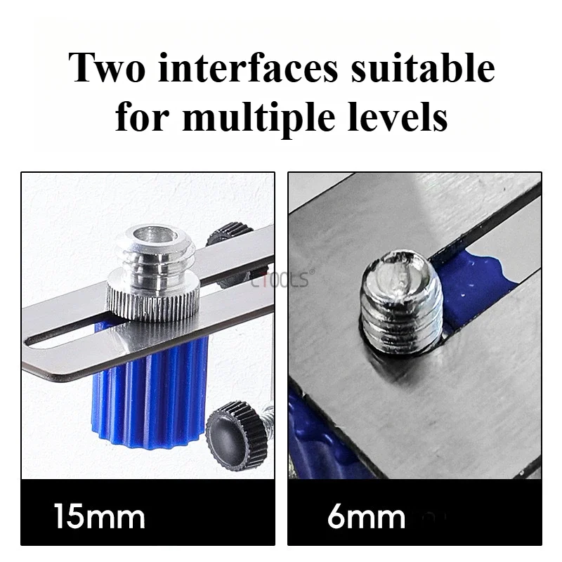 Strong Magnetic Wall Mounted Level Bracket Multifunctional Thickened Stainless Steel Infrared Level Bracket Woodworking Tools