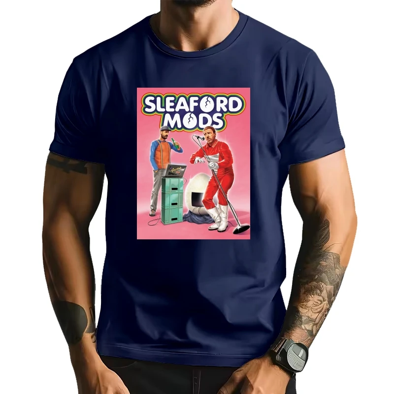 

Sleaford Mods 'Mork n Mindy' T-Shirt Short t-shirt cute tops Blouse mens t shirts pack cotton top tees mens t-shirt