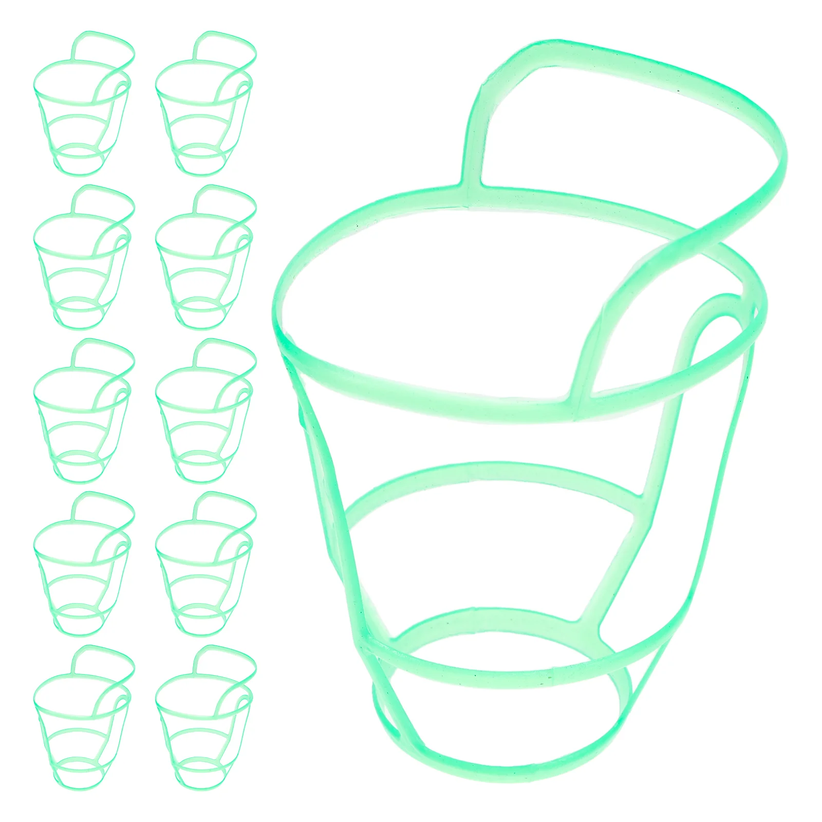 20 Pcs Infusion Bottle Mesh Bag Plastic Hospital Drip Holder Grid Net for Saline
