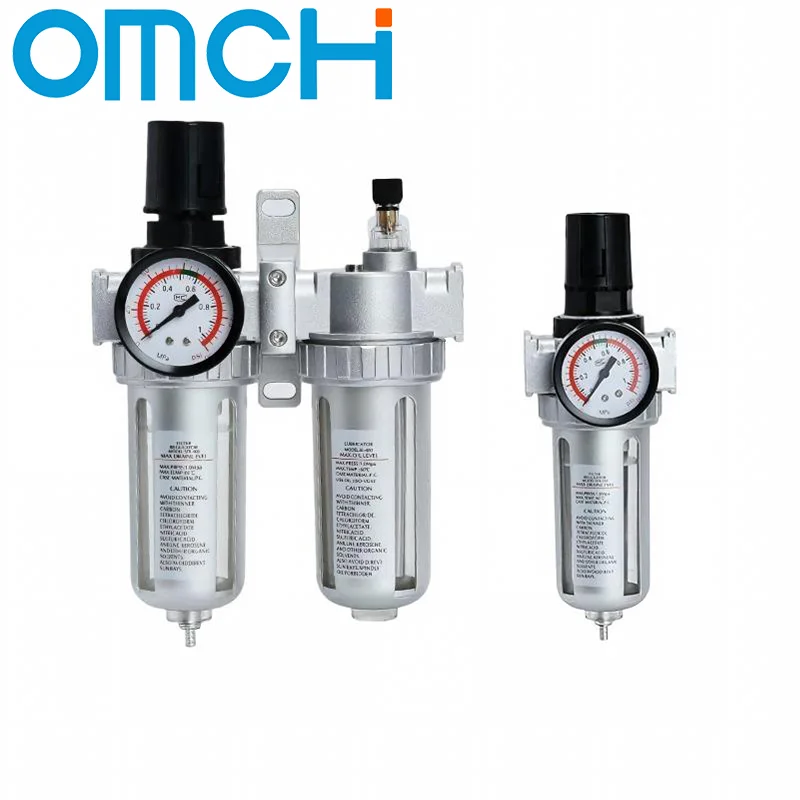 SFR-200/SFR-300/SFR-400 Air Compressor Moisture Water Oil Lubricator Trap Copper Filter Regulator Air Regulator