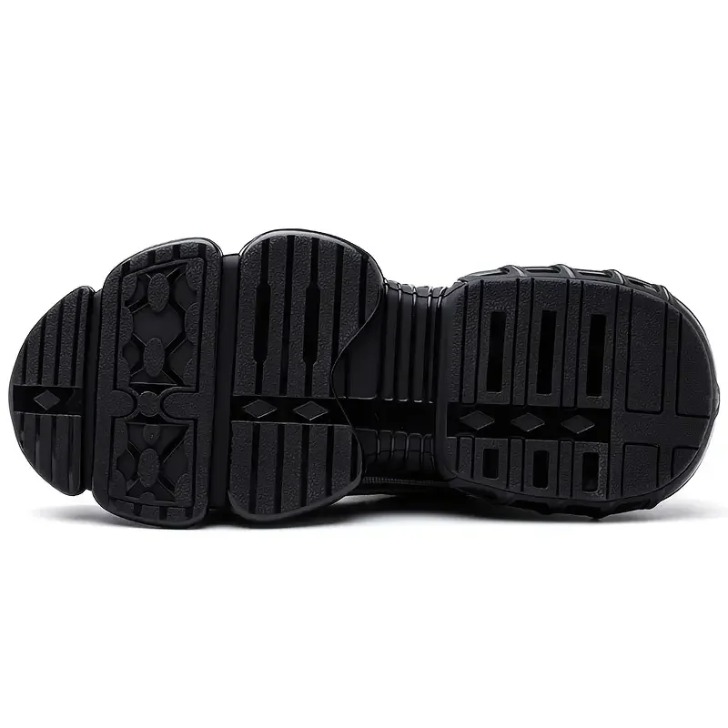 Botón giratorio, zapatos de seguridad de nuevo estilo, zapatos de trabajo antigolpes y antipinchazos para hombre, zapatillas de deporte de moda para hombre, protección de seguridad