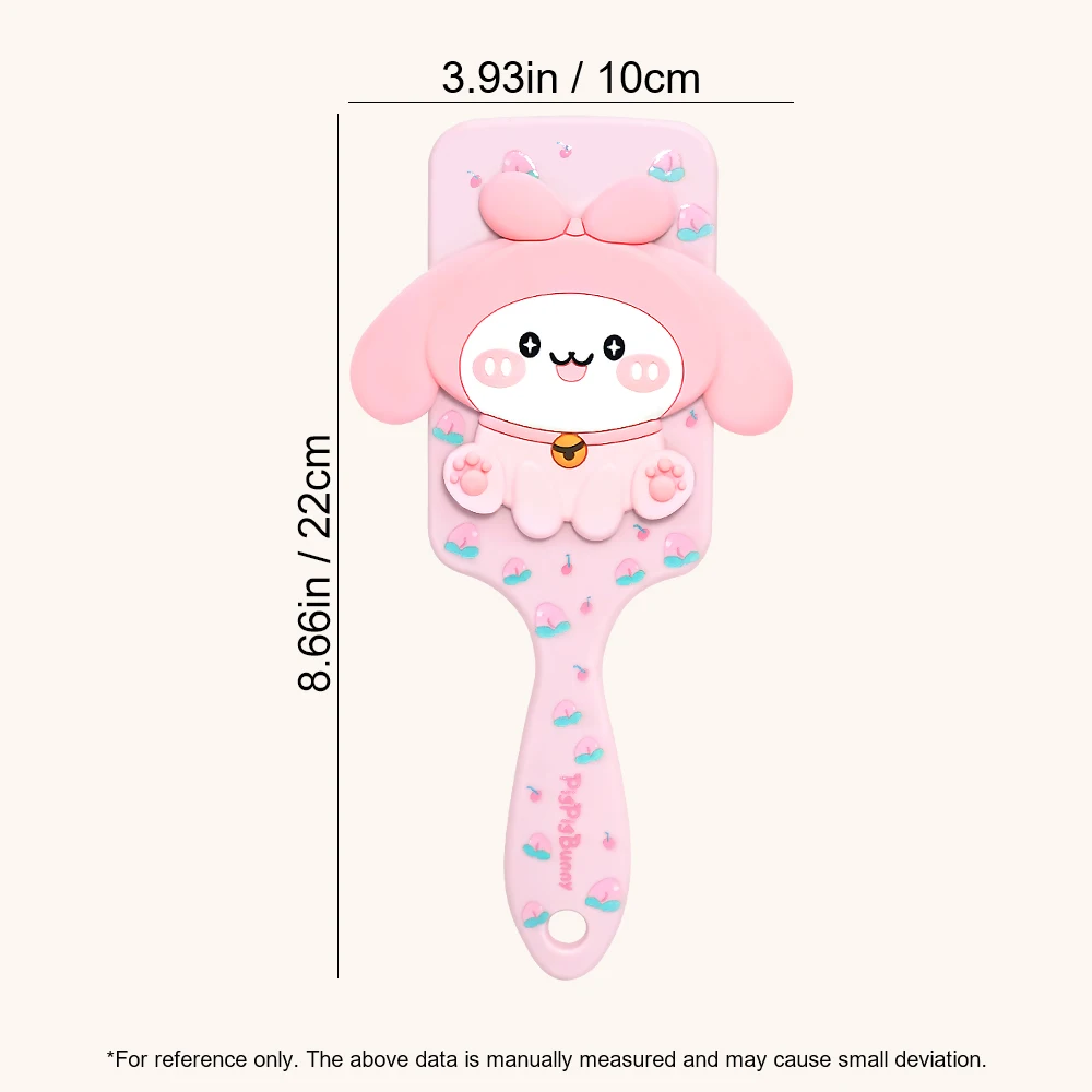 Cute girl air cushion comb square pig pig rabbit massage comb Anti Detangling HairBrush Women Hairdressing Styling Hair Tools