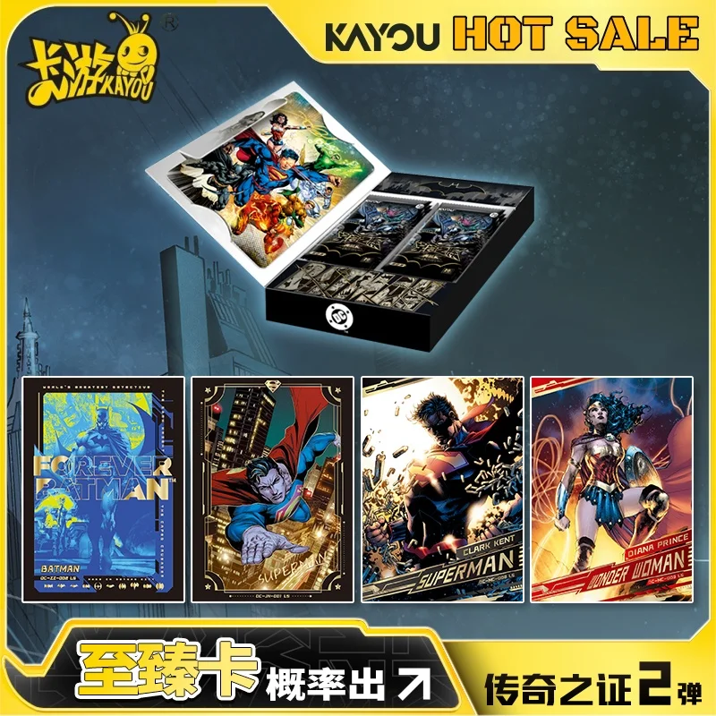 Подлинная в наличии KAYOU Dc Universe Glory Proof Of Legend, коллекционная карта, детская редкая карта с персонажами, подарок на день рождения, оригинальная коробка