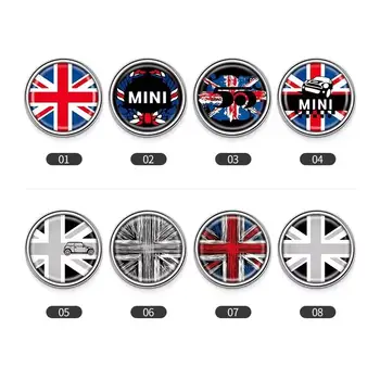 6公分金屬車側後窗貼紙徽章,適用於MINI COOPER JCW F56 F60 R60 R61 F60 Cooper S Countryman Paceman裝飾 8 最佳銷售 迷你鄉村人標誌 - №8