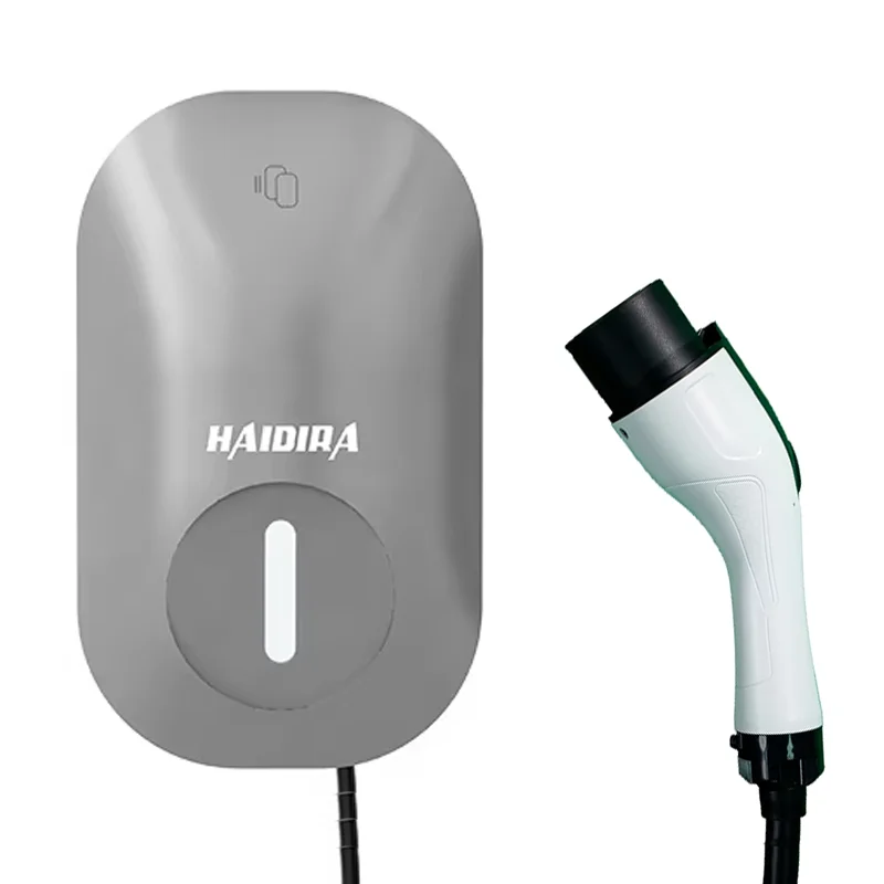 New Wall-Mounted AC EV Charger PC Enclosure-7kW 40kW Fast Charging CE Certified IP55 RFID/App/QR Home Commercial Use