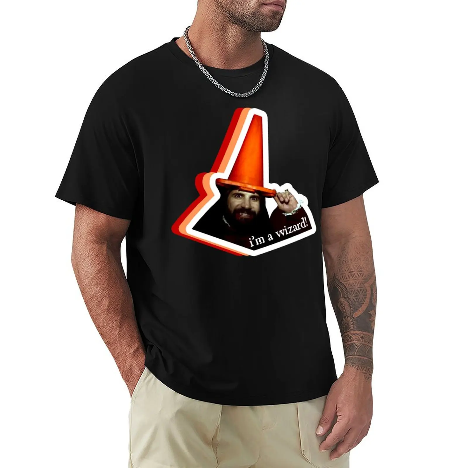 Behold Its Nandor the Relentless Wizard Tri blend T-Shirt Basic Regular Fit Casual T-Shirt
