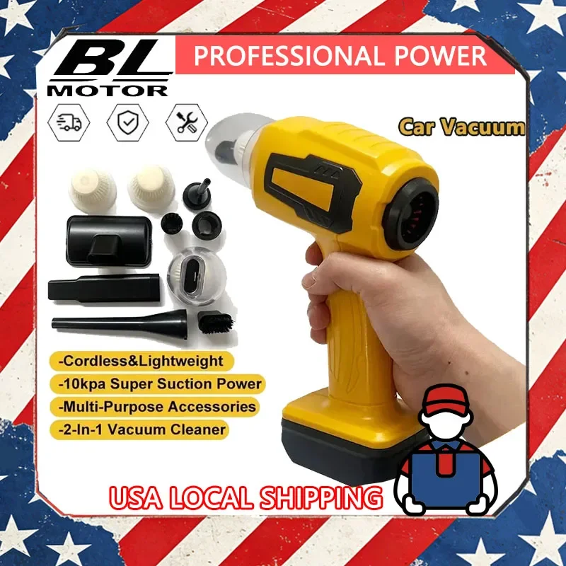 

Беспроводной ручной пылесос-воздуходувка DEWALT с сильным всасыванием для аккумуляторов 20В/18В, 7 насадок, для дома