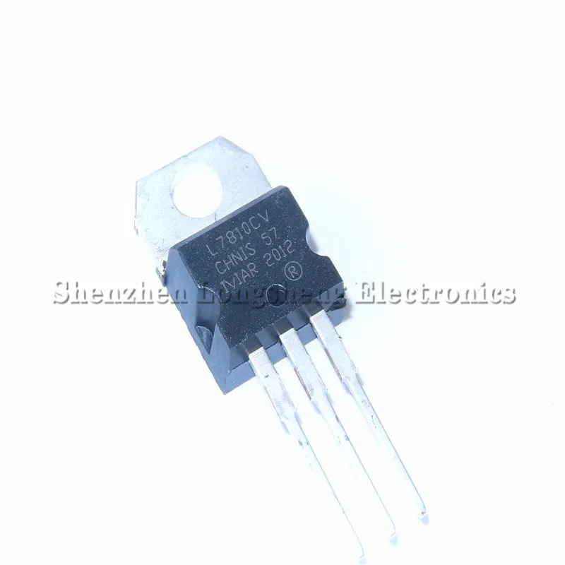 10PCS/LOT New L7810 L7810CV in-line TO-220 10V 1.5A three-terminal regulator In Stock