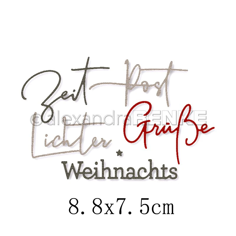 Piggy Craft Metall-Stanzformen, geschnittene Matrizenform, 2023, neue Buchstaben-Serie, Sammelalbum, Papierhandwerk, Messerform, Klingenstanzer, Schablonen