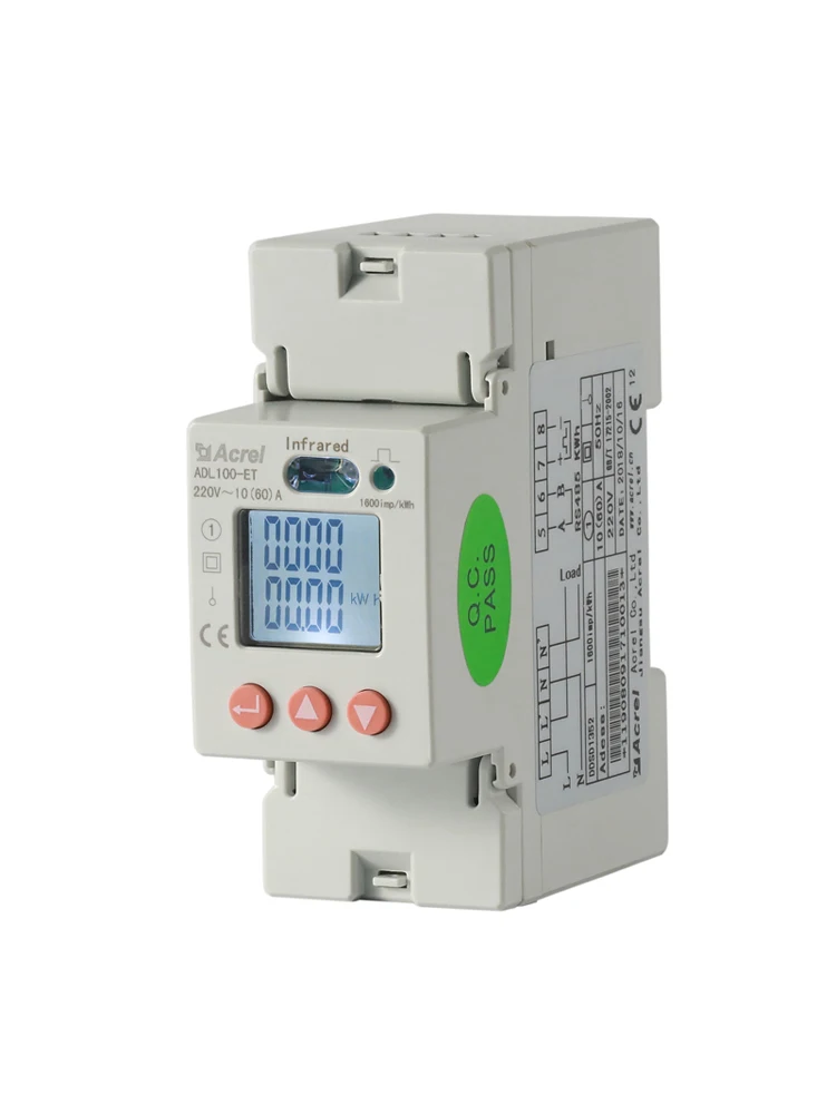 Acrel DDSD1352-C Bidirectional Single Phase Electric Power Meter Rs485 Modbus-RTU For Solar Solis Inverter Zero Export